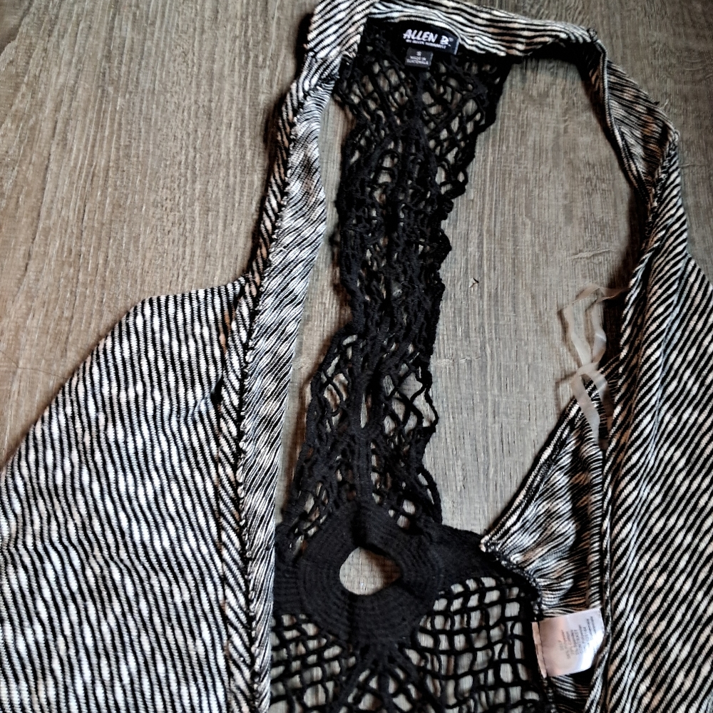 Allen B crochet vest